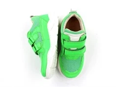 Bisgaard sneaker neon green med velcro